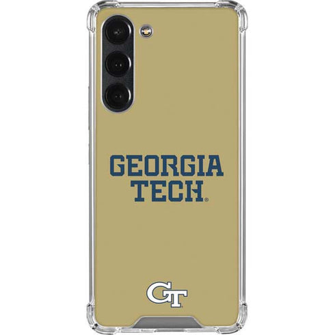 Georgia Institute of Technology LogoType Gold Galaxy S23 Plus Clear Case