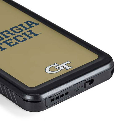 Georgia Institute of Technology LogoType Gold Galaxy S23 Plus Waterproof Case