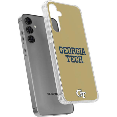 Georgia Institute of Technology LogoType Gold Galaxy S24 Plus Clear Case