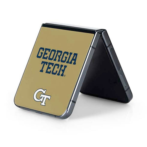 Georgia Institute of Technology LogoType Gold Galaxy Z Flip5 5G Skin