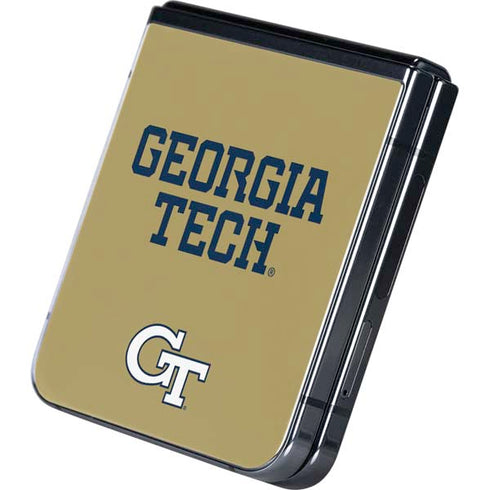 Georgia Institute of Technology LogoType Gold Galaxy Z Flip5 5G Skin
