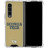 Georgia Institute of Technology LogoType Gold Galaxy Z Fold4 5G Clear Case