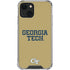 Georgia Institute of Technology LogoType Gold iPhone 13 Mini Clear Case