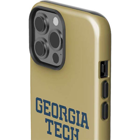 Georgia Institute of Technology LogoType Gold iPhone 13 Pro Max Impact Case