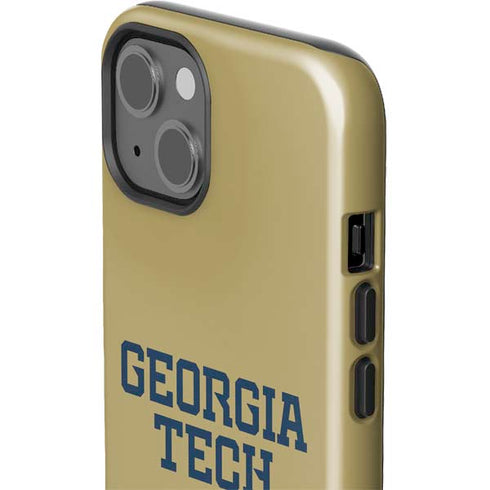 Georgia Institute of Technology LogoType Gold iPhone 14 Plus Impact Case