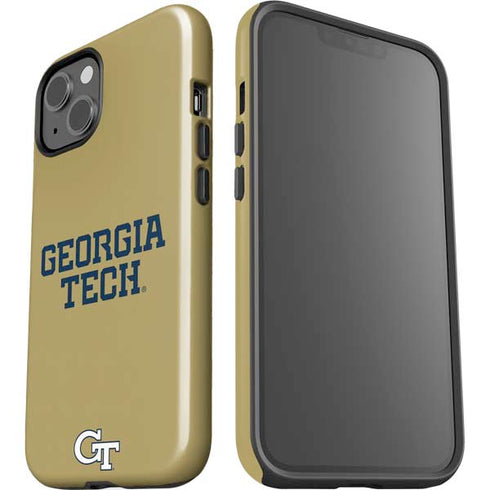 Georgia Institute of Technology LogoType Gold iPhone 14 Plus Impact Case
