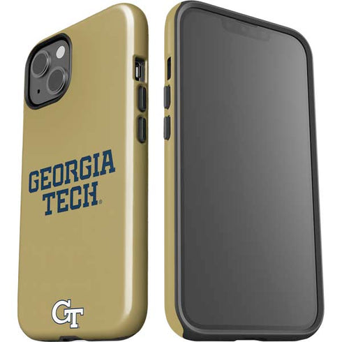 Georgia Institute of Technology LogoType Gold iPhone 14 Impact Case