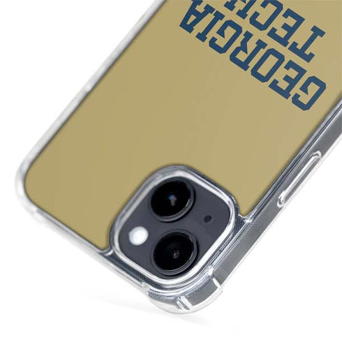 Georgia Institute of Technology LogoType Gold iPhone 15 Plus MagSafe Case