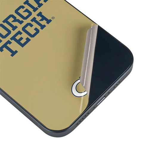 Georgia Institute of Technology LogoType Gold iPhone 14 Plus Skin