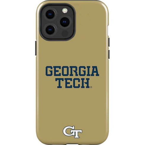 Georgia Institute of Technology LogoType Gold iPhone 15 Pro Max Impact Case