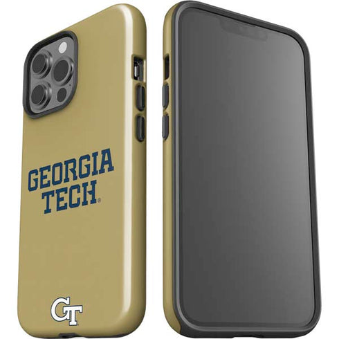 Georgia Institute of Technology LogoType Gold iPhone 15 Pro Max Impact Case