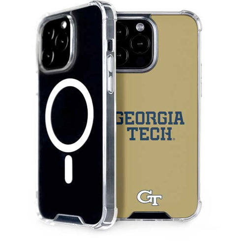 Georgia Institute of Technology LogoType Gold iPhone 15 Pro Max MagSafe Case
