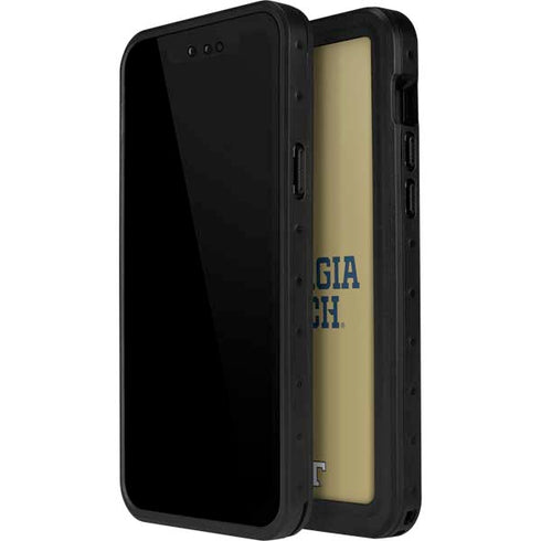 Georgia Institute of Technology LogoType Gold iPhone 14 Pro Max Waterproof Case