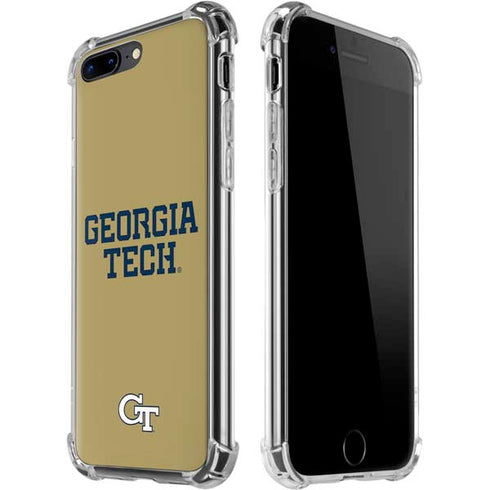 Georgia Institute of Technology LogoType Gold iPhone 7/8 Plus Clear Case