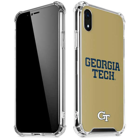 Georgia Institute of Technology LogoType Gold iPhone XR Clear Case
