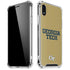 Georgia Institute of Technology LogoType Gold iPhone XR Clear Case