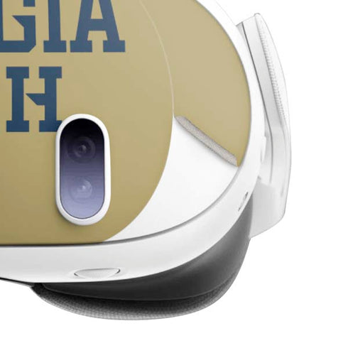 Georgia Institute of Technology LogoType Gold Meta Quest 3 Skin