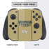 Georgia Institute of Technology LogoType Gold Nintendo Switch Bundle Skin