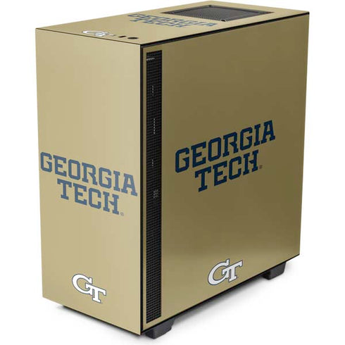 Georgia Institute of Technology LogoType Gold NZXT H510 Compact ATX Mid-Tower Case Skin