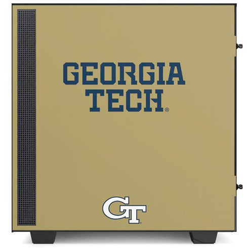 Georgia Institute of Technology LogoType Gold NZXT H510 Compact ATX Mid-Tower Case Skin