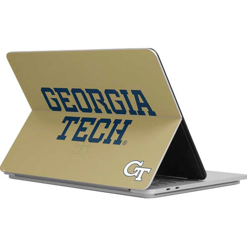 Georgia Institute of Technology LogoType Gold Surface Laptop Studio Skin