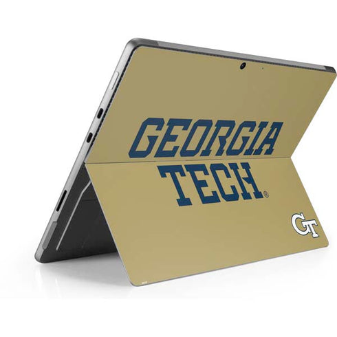Georgia Institute of Technology LogoType Gold Surface Pro 8 Skin