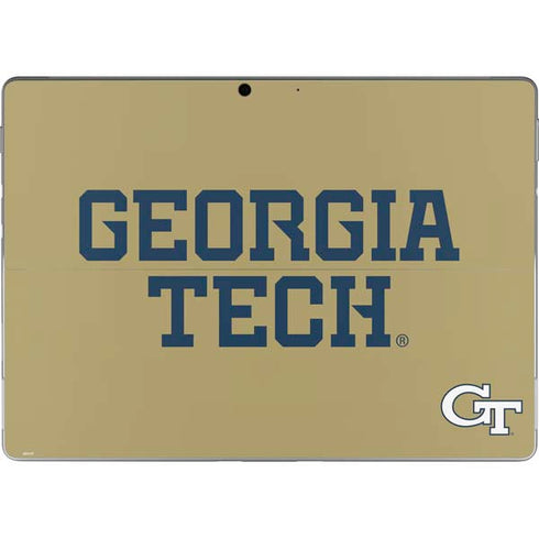 Georgia Institute of Technology LogoType Gold Surface Pro 9 Skin