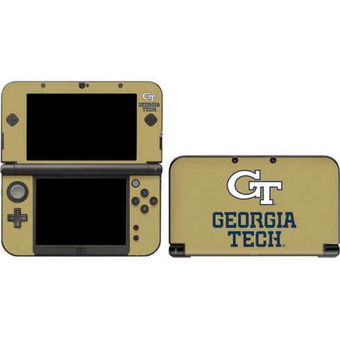 Georgia Institute of Technology Gold LogoType GT 3DS XL 2015 Skin