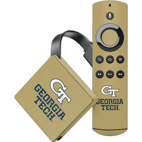 Georgia Institute of Technology Gold LogoType GT Amazon Fire TV Skin