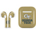 Georgia Institute of Technology Gold LogoType GT Apple AirPods Skin