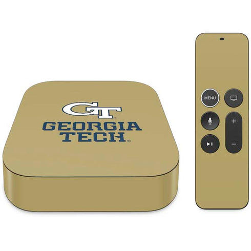 Georgia Institute of Technology Gold LogoType GT Apple TV Skin