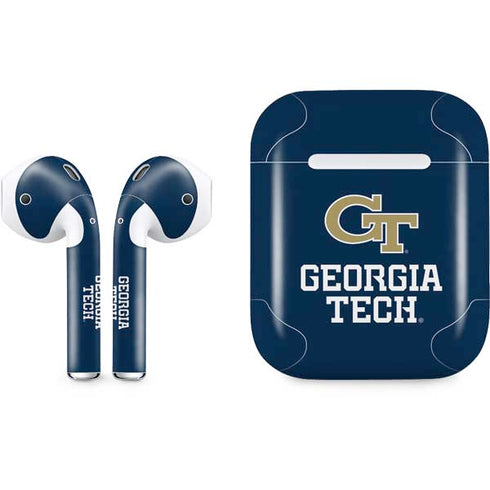 Georgia Institute of Technology GT Blue Apple AirPods Skin