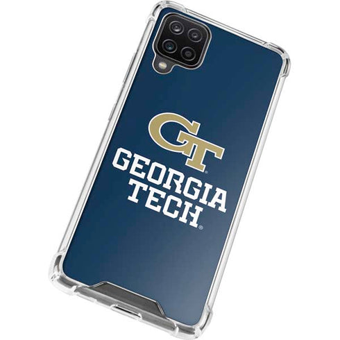 Georgia Institute of Technology GT Blue Galaxy A12 Clear Case