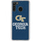 Georgia Institute of Technology GT Blue Galaxy A21 Clear Case