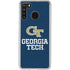 Georgia Institute of Technology GT Blue Galaxy A21 Clear Case