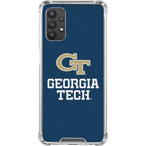 Georgia Institute of Technology GT Blue Galaxy A32 5G Clear Case