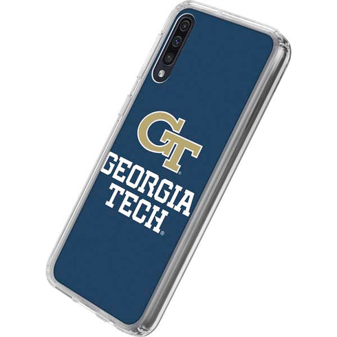 Georgia Institute of Technology GT Blue Galaxy A50 Clear Case