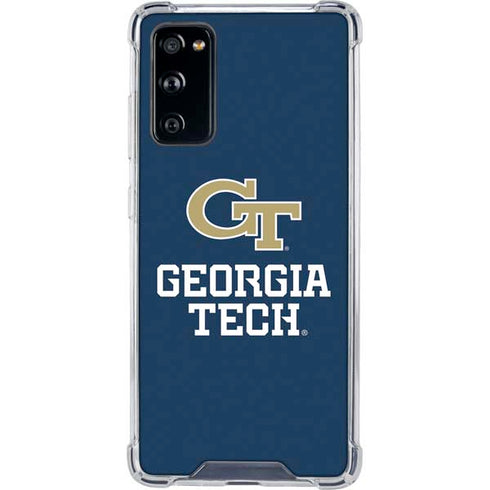 Georgia Institute of Technology GT Blue Galaxy S20 FE Clear Case