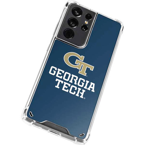 Georgia Institute of Technology GT Blue Galaxy S21 Ultra 5G Clear Case