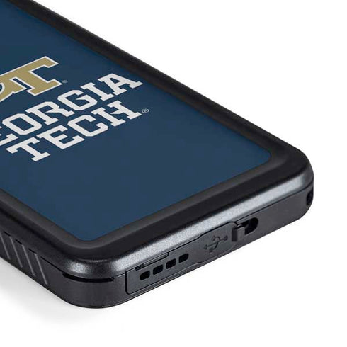 Georgia Institute of Technology GT Blue Galaxy S23 Plus Waterproof Case