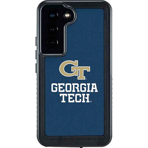 Georgia Institute of Technology GT Blue Galaxy S23 Waterproof Case