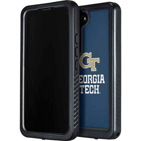Georgia Institute of Technology GT Blue Galaxy S23 Waterproof Case