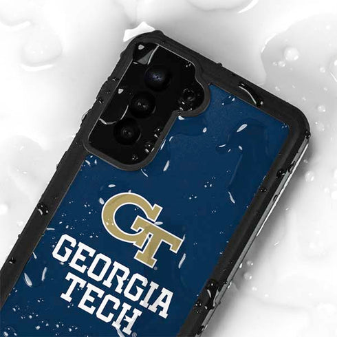 Georgia Institute of Technology GT Blue Galaxy S23 Waterproof Case