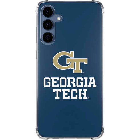 Georgia Institute of Technology GT Blue Galaxy S24 Clear Case