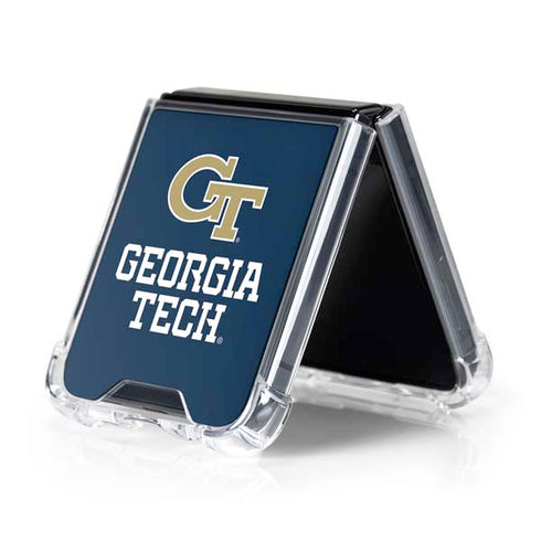 Georgia Institute of Technology GT Blue Galaxy Z Flip5 5G Clear Case