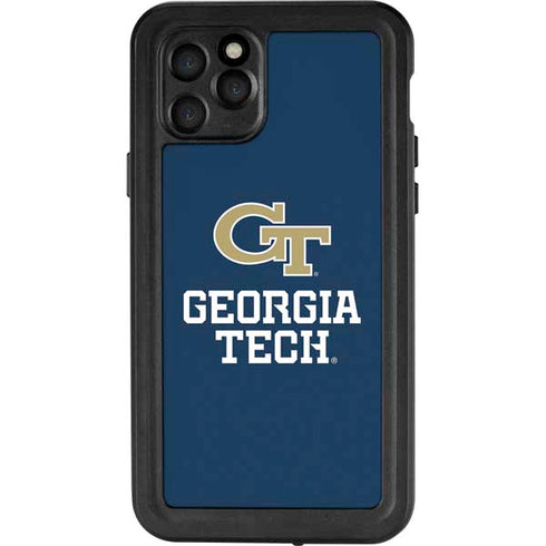 Georgia Institute of Technology GT Blue iPhone 11 Pro Waterproof Case