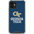 Georgia Institute of Technology GT Blue iPhone 12 Clear Case