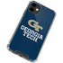 Georgia Institute of Technology GT Blue iPhone 12 Clear Case