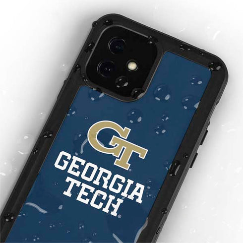 Georgia Institute of Technology GT Blue iPhone 12 Mini Waterproof Case