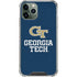 Georgia Institute of Technology GT Blue iPhone 12 Pro Clear Case